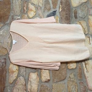 J. Jill Love Linen Peach shirt